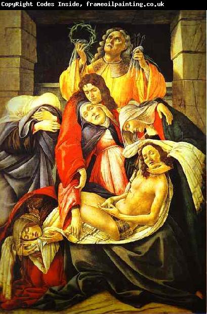 Sandro Botticelli Lamentation over Dead Christ